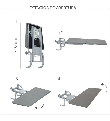 Tabua De Passar Articulada Masutti Copat Em Estado De Nova