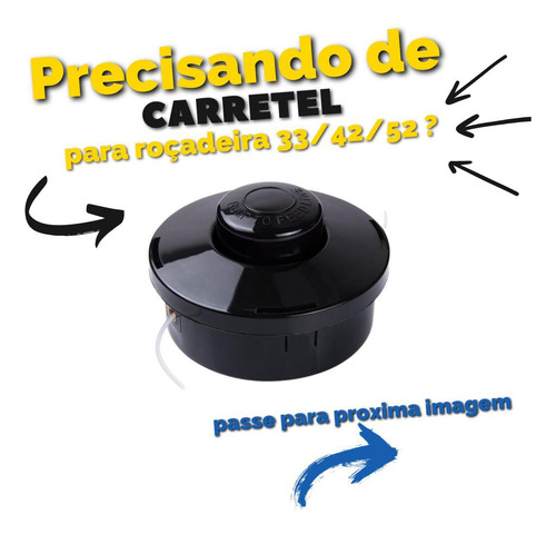 10 Carretel Automatico Roçadeira Para Intech Kawashima Fortg