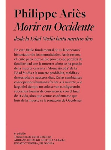 Morir En Occidente Librería Montevideo
