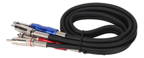 Cable De Sonido Estéreo Ts A Dual Rca De 1/4 De Pulgada Con