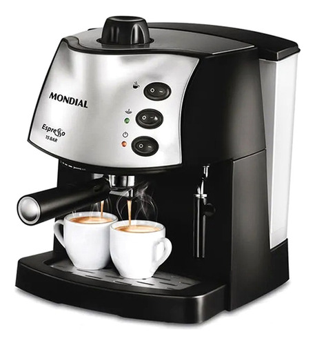 Cafeteira Mondial Espresso Coffee Cream Premium C-08 110v Preto