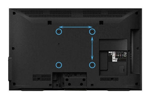 Soporte Pantalla Tv Pared Vesa 14 A 24 Pulgadas 180 Grados Negro