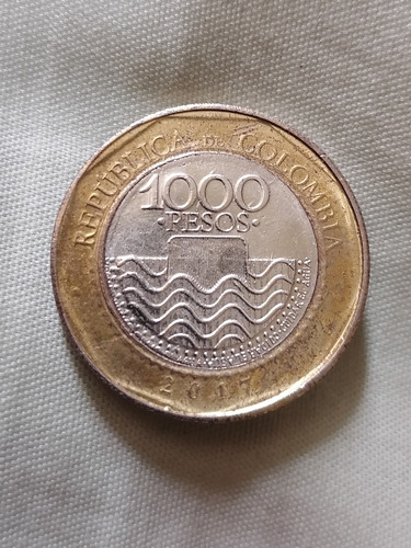 Moneda  $1000 Error Tortuga Diferente Posicion