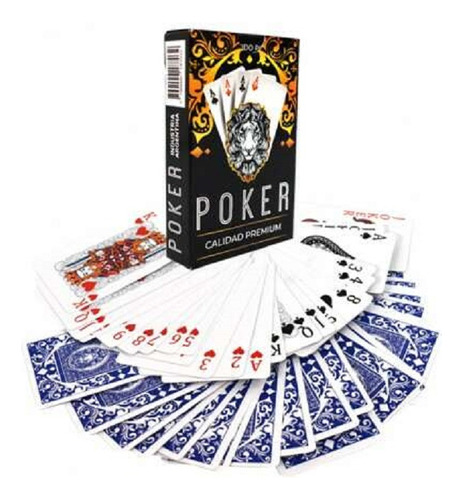 Naipes Poker Premium, Camping, Casa, Vacaciones, Juego Envio