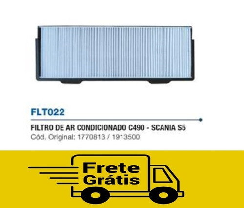 Filtro De Ar Condicionado C490 Scania S5 