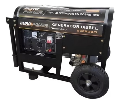 Generador-planta Europower 2,5 Kva. 110-220v. Manual. Diesel
