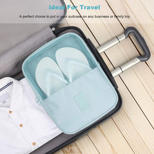 Neceser De Doble Capa, Bolsa De Viaje Para Guardar Zapatos