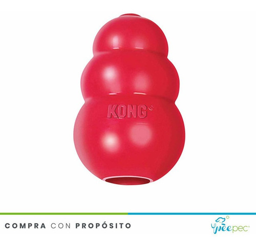 Imagen 2 de 2 de Kong Classic Small Chico Rojo Perro