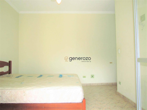 Apartamento À Venda Na Praia Das Astúrias, 02 Dormitórios, Com Sacada E Garagem - Ap0374
