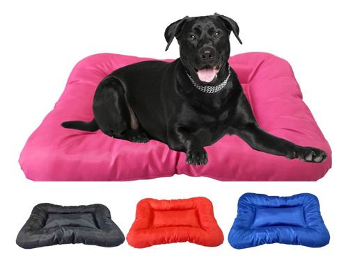 Cama Colchonete Cachorros Ideal Para Calor Impermeável G Cor Rosa Desenho Liso