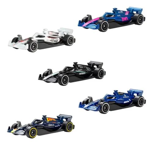 Hot Wheels F1 Formula 1 2025 5台セット Hot Wheels F1 2025 Kit 5 Carrinhos Fórmula 1 Coleção