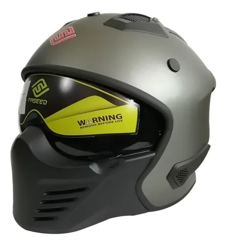 Casco Faseed Trooper Titanio Rider One