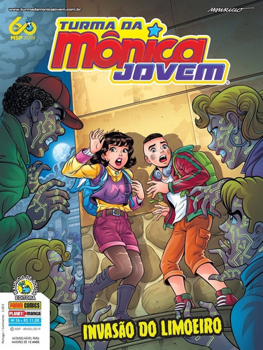 Turma da Mônica Jovem - 36: Invasão do limoeiro, de Mauricio de Sousa. Editora Panini Brasil LTDA, capa mole em português, 2019