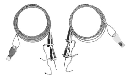 Picture Hanging Wire Kit 2pcs Adjustable Hook 2m Length