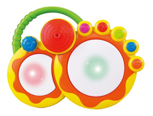 Tambor Musical Didactico Con Luces Poppi Baby 6752