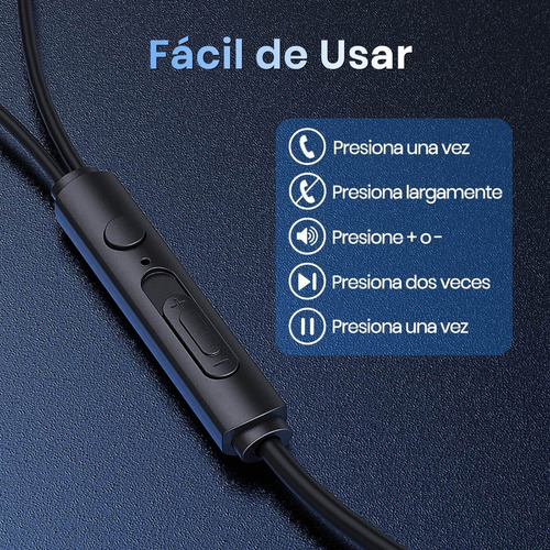 Paquete De 2 Audífonos Manos Libres In Ear 1hora Aut123
