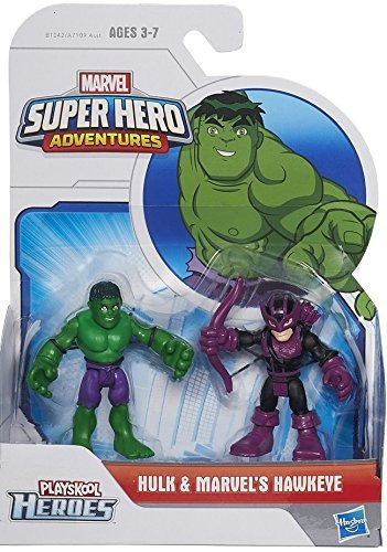 Marvel Playskool Heroes Super Hero Adventures Hulk And Marv