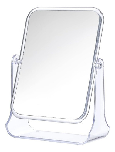 X2 Espejo Tocador Espejo Maquillaje Transparente Doble Cara