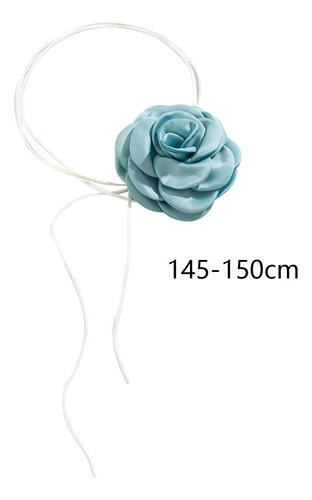 Flor Rosa Gargantilla Elegante Clásico Elegante Collar Para