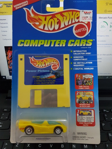 Hot Wheels Computer Cars Computadora 