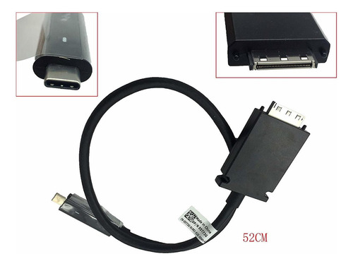 Usb-c Cable Thunderbolt Thunderbolt Para Dell Tb15 K16a Muel