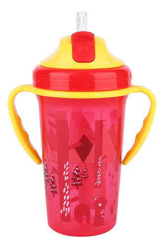 H+ Taza Para Bebés, Bonita Pajita Con Mango De Dibujos