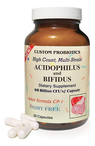 Custom Probiotics Fórmula Adultos Cp-1 90 Cápsulas 60b Ufc