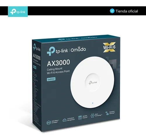Tp-link, Access Point De Techo Gigabit Wifi 6 Ax3000, Eap650