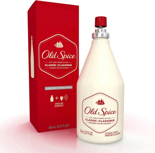 Colonia Old Spice 188ml Original Con Spray Importada Canada