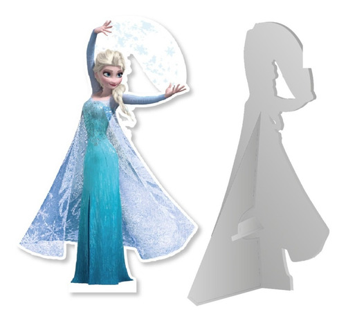 Frozen  Elsa 4 Figura Para Decoración Fiesta Cumpleaños