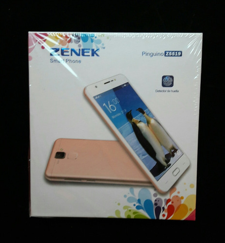 Zenek Pinguino Z5519 Detector Huella Android 6 Mem 16g Cam 8