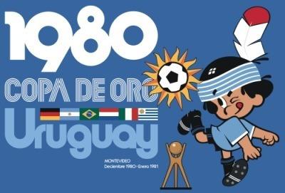 Mundialito Copa De Oro Uruguay 1980 - Lámina 45x30 Cm.