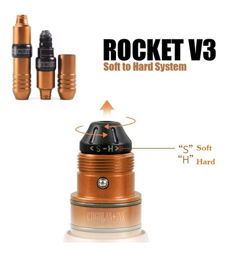 Imagen 7 de 10 de Tattoo Pen Rocket V3 Direct Motor Japón C/clip Tatuaje