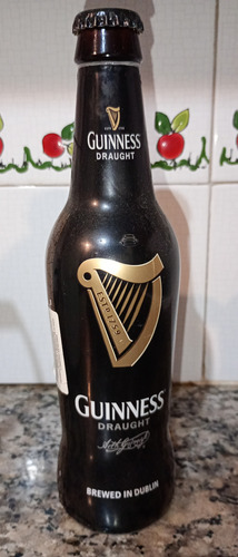 Antigua Botella Porron Cerveza Guinnes Llena Colección (Usado)