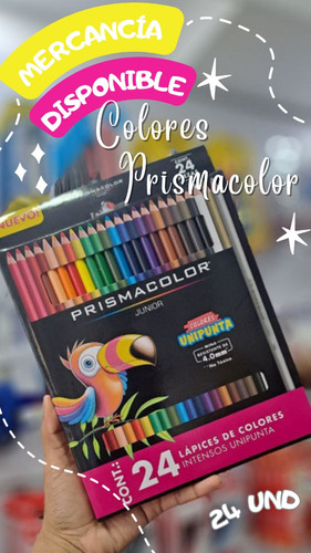 Colores Prismacolor 24 Unidades