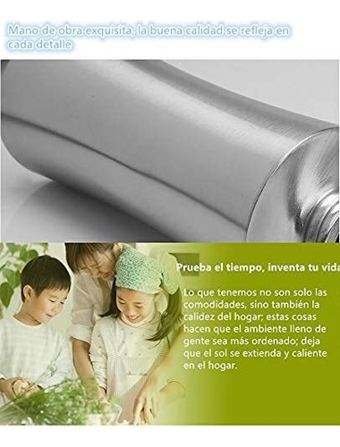 304 Dispensador De Jabón De Acero Inoxidable Bomba 400 Ml