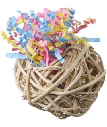 Super Bird Creations Sb520 Fiesta Ball Stuffers Bird Toy 3-p