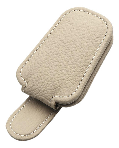 Clip Para Gafas De Sol Para Coche, Soporte Para Gafas Beige