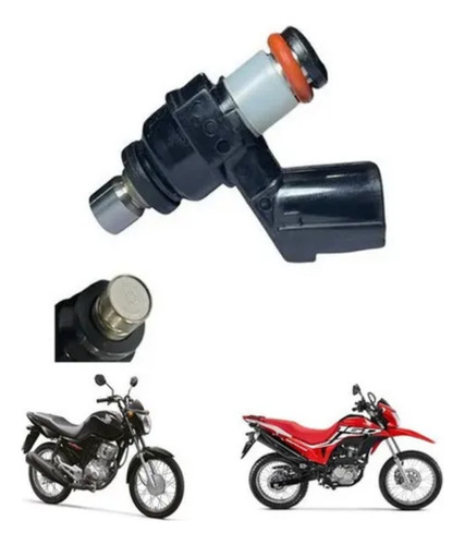 Bico Injetor Titan 160 Bros 160 Nxr 2016 E 2017 Com 8 Furos