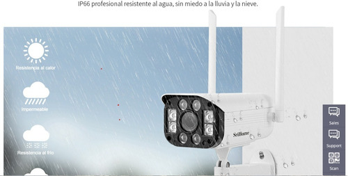 Nueva Camara Sricam Exterior Audio Bidireccional 3 Mp.