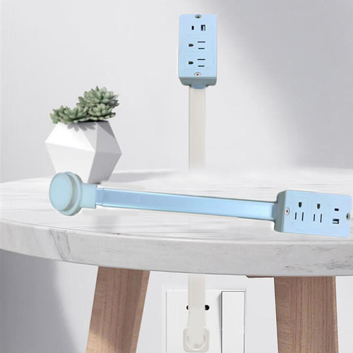 Tomada Giratória Extensível, Gira 180°, Expansor De Plugue