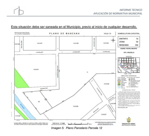 Lote Venta Villa Rivera Indarte 24400 M2 Zona F1