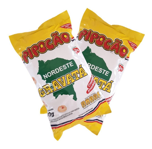 Pipoca Do Nordeste Gravatá 40g, 2 Fardo Com 10 Unidades