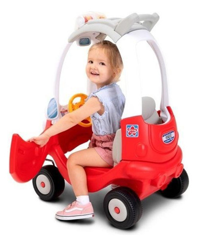 Quadriciclo Infantil Resgate Com Buzina - Vermelho