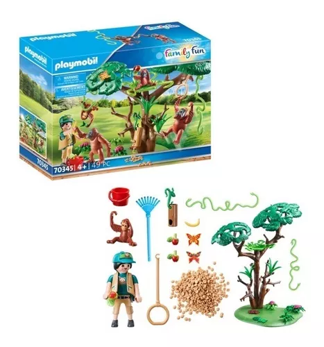 Playmobil 70345 Family Fun Orangutanes con Árbol