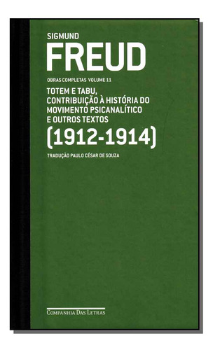 Libro Freud Vol 11 1912 1914 Totem E Tabu De Souza Paulo Ces
