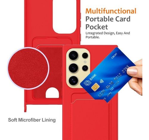 Funda De Silicona Sólida For Samsung Con Cordón, Duradera