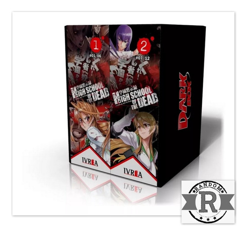 Estuche Mangabox X2 High School Of The Dead Ivrea Random C