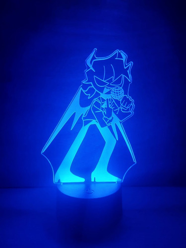 Fnf Selever Lampara Led 3d Friday Night Funkin Personajes