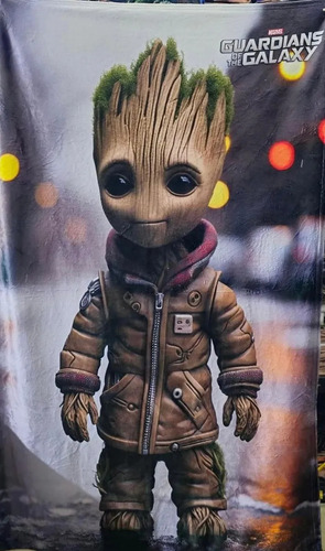 Frazada Cobija I Am Groot Suave